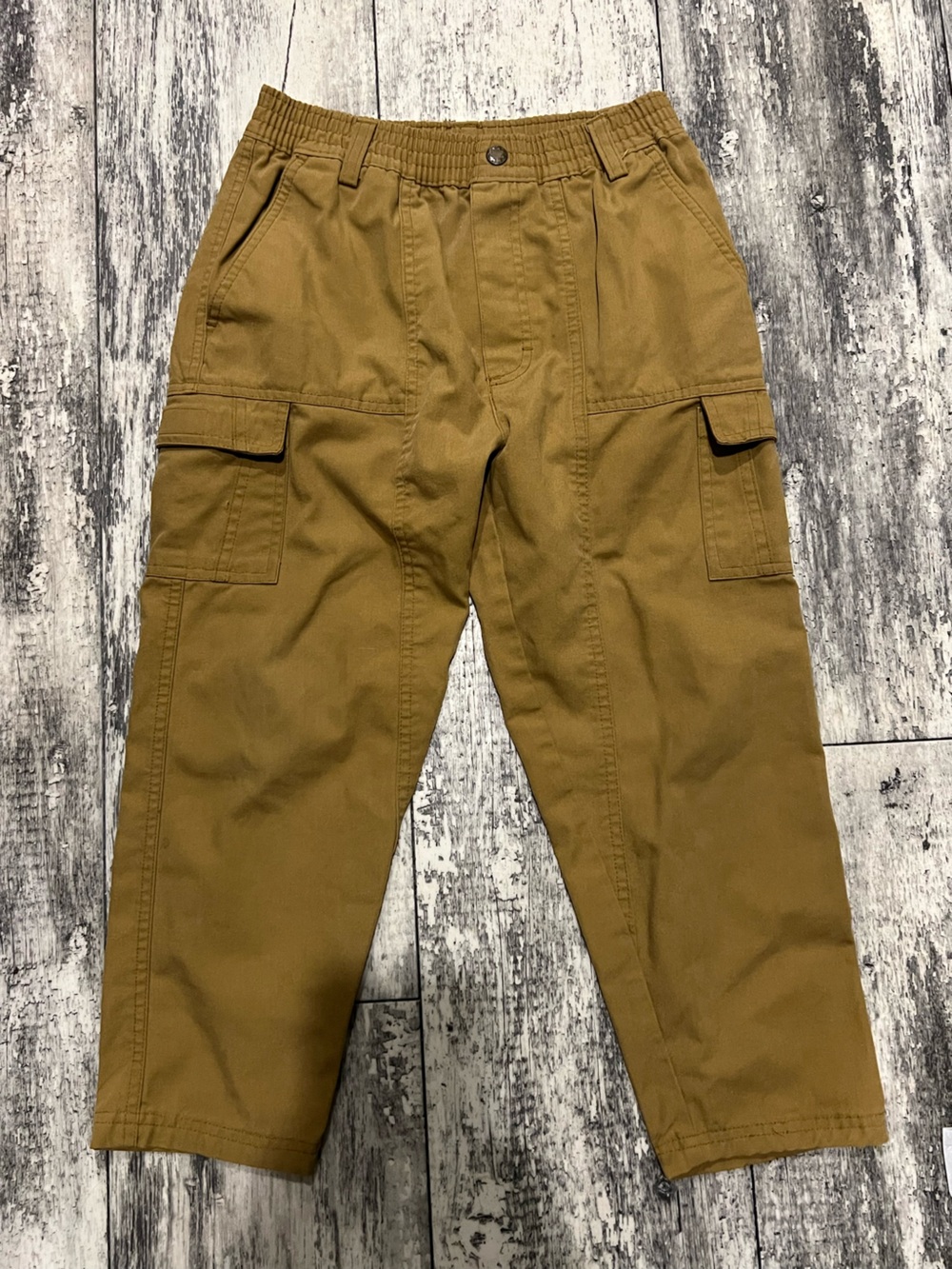 Boys Cargo Pants in Khaki size 6X/7